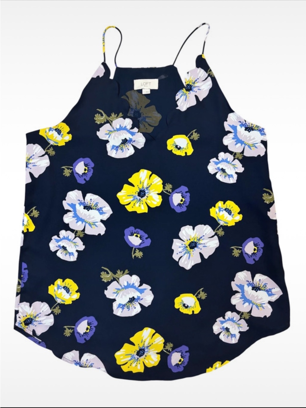 Loft Sleeveless Floral Summer Tank Top